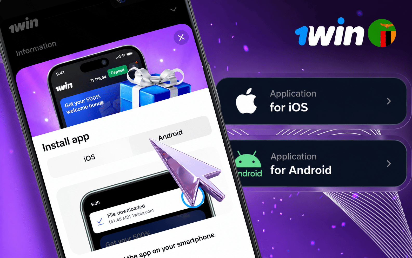 1win App Download Zambia: Android APK and iOS in 2026